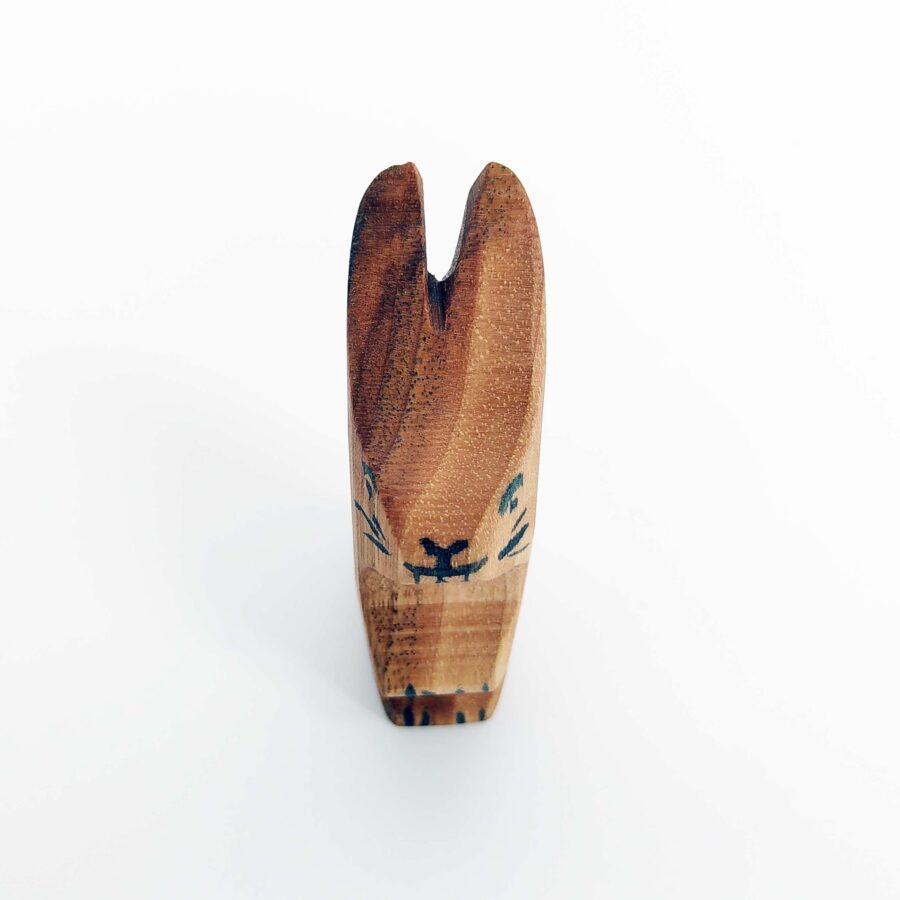 Sägefisch Holzspielzeug Hase 03, Hase Langohr, Holzfigur Hase, Sägefisch Hase