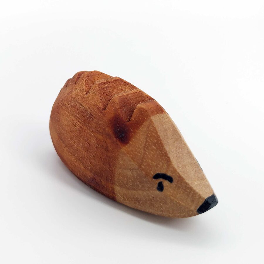 Sägefisch Holzspielzeug Igel 02, Holzfigur Igel, Igor Igel, Sägefisch Igel