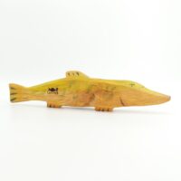 Sägefisch Holzspielzeug Hecht klein 01, Fisch, Hecht, Holzfigur Hecht, Kleiner Hecht, Piky der kleine Hecht, Sägefisch Hecht