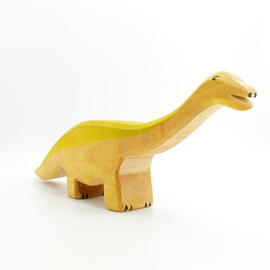 Sägefisch Holzspielzeug Diplodocus 02, Dino Dieter, Diplodocus, großer Diplodocus, Holzfigur Diplodocus, Langhals, Sägefisch Dino, Sägefisch Diplodocus