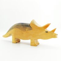 Sägefisch Holzspielzeug Cera 01, Holzfigur Cera, Sägefisch Cera, Sägefisch Dino, Sägefisch Triceratops, Triceratops
