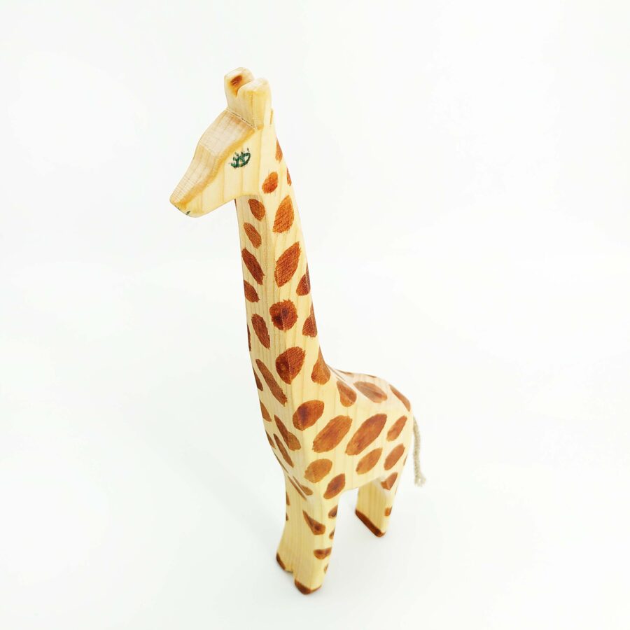 Sägefisch Holzspielzeug Giraffe gross 02, Gasira die große Giraffe, Giraffe Gasira, Holzfigur Giraffe, Sägefisch Giraffe