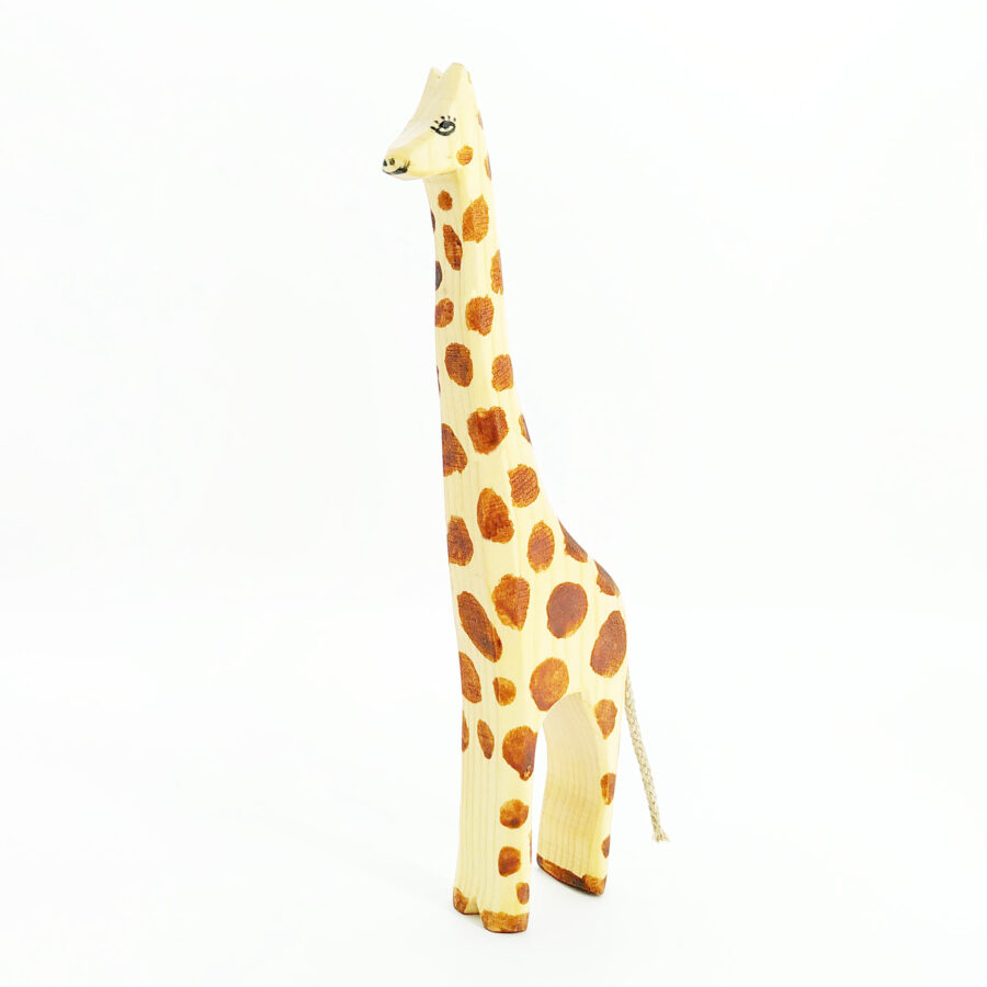 Sägefisch Holzspielzeug Giraffe mittel 02, Giraffe Imani, Holzfigur Giraffe, Sägefisch Giraffe