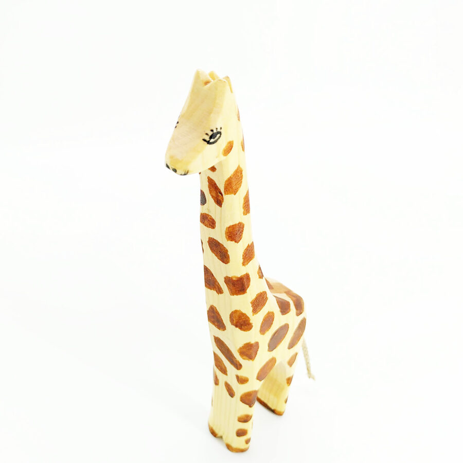 Sägefisch Holzspielzeug Giraffe mittel 03, Giraffe Imani, Holzfigur Giraffe, Sägefisch Giraffe