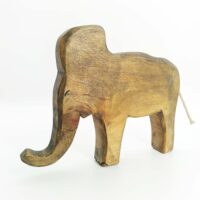 Sägefisch Holzspielzeug Elefant gross 03, Elefant, Elefant Brain, Holzfigur Brain, Holzfigur Elefant, Sägefisch Elefant