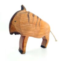 Sägefisch Holzspielzeug Gnu 01, Gnu, Günter das Gnu, Holzfigur Gnu, Sägefisch Gnu