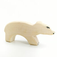Sägefisch Holzspielzeug Eisbär 02, Bär, Eisbär, Großer Eisbär, Holzfigur Eisbär, Sägefisch Eisbär