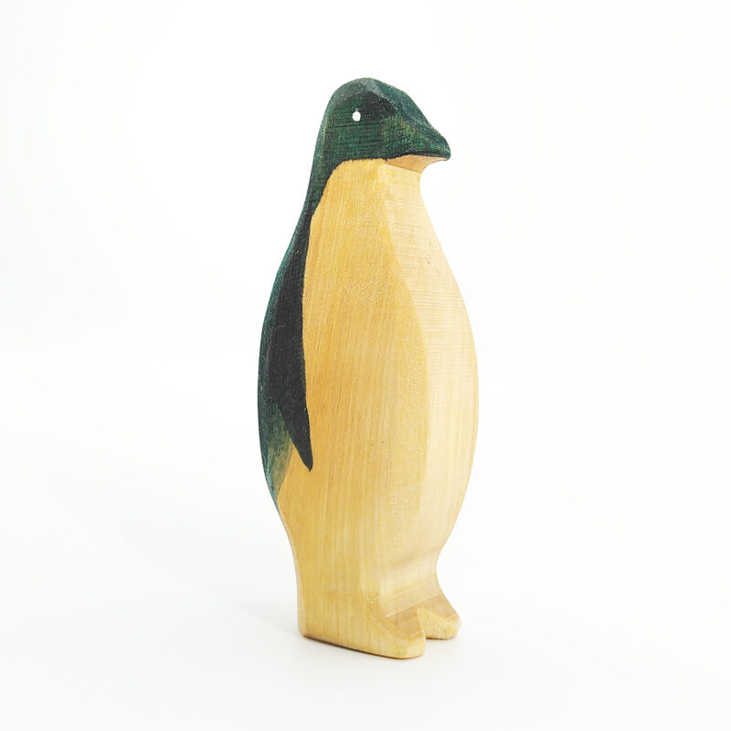 Sägefisch Holzspielzeug Pinguin gross 01, Großer Pinguin, Holzfigur Pinguin, Pinguin, Sägefisch Pinguin
