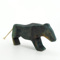 Sägefisch Holzspielzeug Panther 02, Der stille Panther, Holzfigur Panther, Panther, Sägefisch Panther