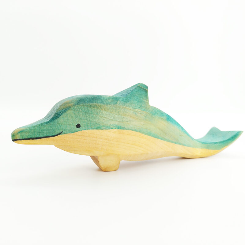 Sägefisch Holzspielzeug Delphin Mockasin 02, Delfin, Delfin Mockasin, Fisch, Holzfigur Delfin, Sägefisch Delfin