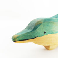 Sägefisch Holzspielzeug Delphin Mockasin 04, Delfin, Delfin Mockasin, Fisch, Holzfigur Delfin, Sägefisch Delfin