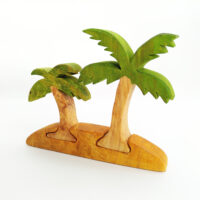 Sägefisch Holzspielzeug Palmeninsel 02, ökologisches Spielzeug, Waldorfspielzeug, schadstofffreies Spielzeug, nachhaltiges Spielzeug, Holzfiguren, gesundes Holzspielzeug, Bio Spielzeug